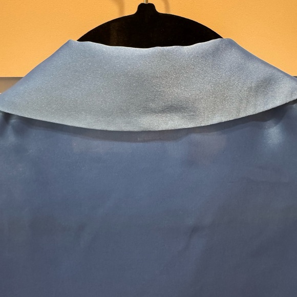 Zara Women's Blue Button Down Shirt - Picture 7 of 7